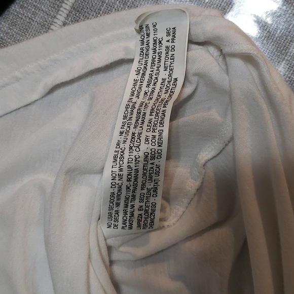 Zara Asymmetrical Top, Color White, Size S - Picture 8 of 9